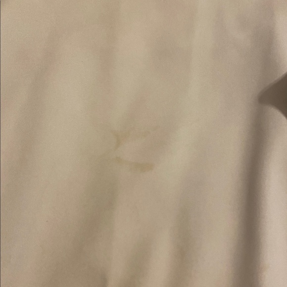 White Men's Baseball Pants with Navy Stripe - Picture 4 of 10